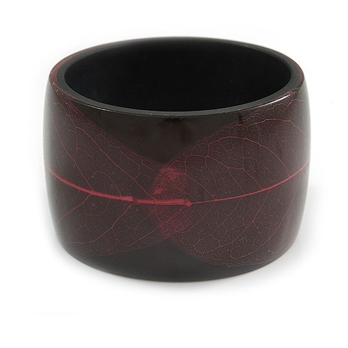 Chunky acrylic bangle bracelet - acrylic,