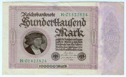 1923 germany 100000 mark - germany,