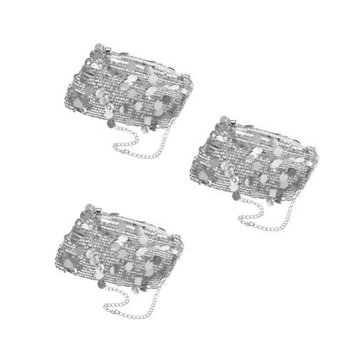 3pcs women sequin bag - sequin, bag: