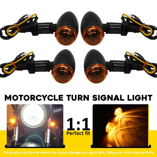 Mini motorcycle amber led - 4x,