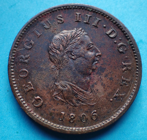 1806 george iii - 1806, half