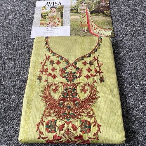 Unstitched shalwar kameez suit - unstitched,
