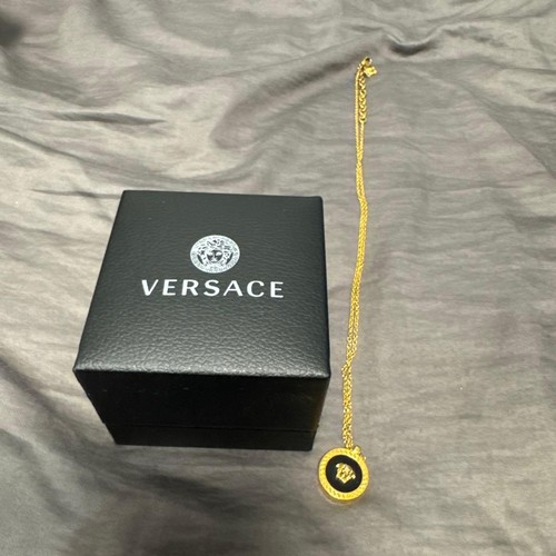 Versace necklace medusa head - versace,