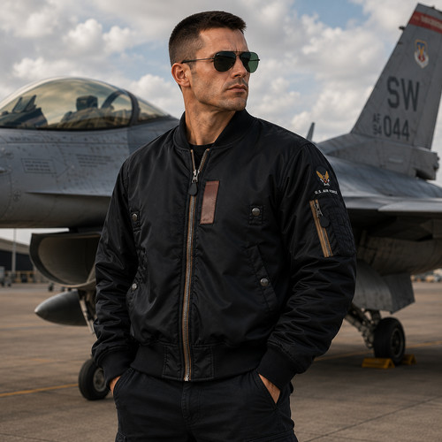 Men bomber jacket - men's,
