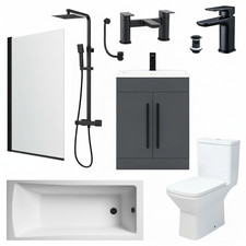 Complete bathroom suite bath - complete,