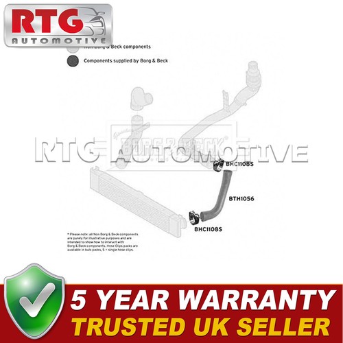 Front left lower turbo hose - front,
