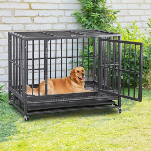 Heavy duty dog - dog, cage