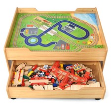 Train track set table - track,