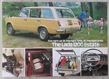 Lada 1200 Estate Brochure / Leaflet c.1975