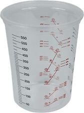 Starchem Polypropylene Paint Mixing Cups 600cc Pack of 50, Accurate Measurements