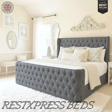 Winged chesterfield queen - winged,