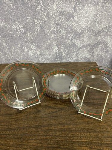 Vtg set arcoroc - set, christmas