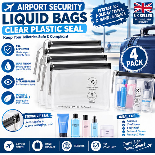 Airport security liquid bags - security,