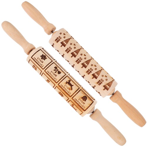 Pcs embossed wooden rolling - pcs,