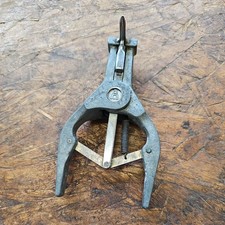 VINTAGE HELLERMANN 3 PRONG RUBBER SLEEVE EXPANDING PLIERS ELECTRICIANS OLD TOOLS