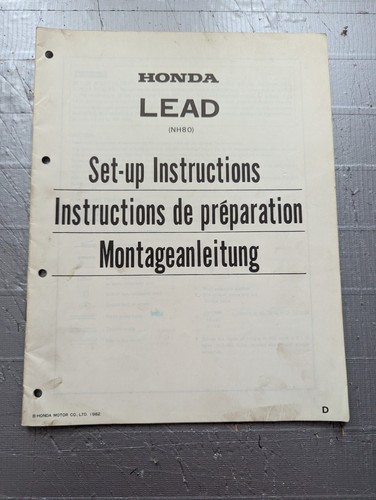 1982 honda lead - lead, (nh80)