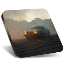 1x Square Coaster 12cm Driving