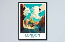 London Travel Print Wall Art