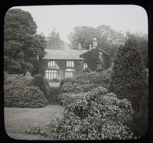 Glass magic lantern slide - magic,