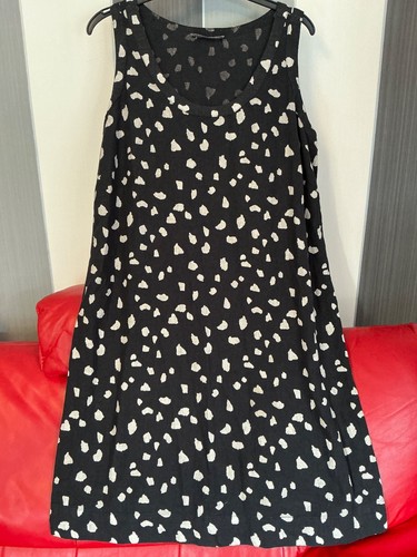 Linen mix shift - dress, 14