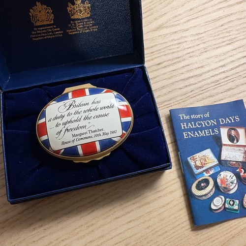 Halcyon days enamel box - halcyon,