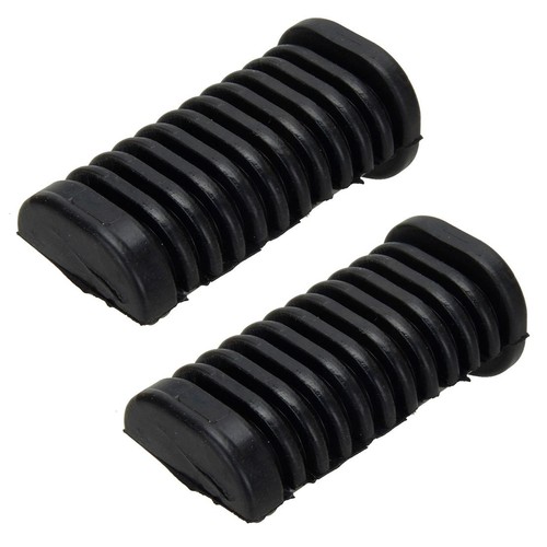 Pair foot pegs footrest rubber - foot,