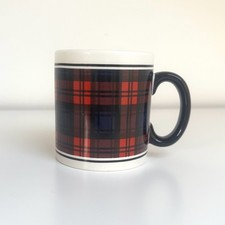 Tartan Print Scottish Mug Avon Tea Coffee Mug Cup