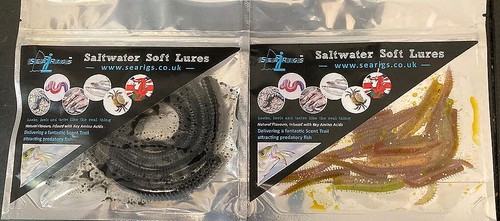 Black lugworm baby ragworm - baby,