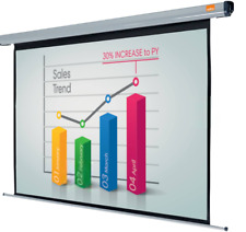 Nobo Electric Wall Projection Screen 1440 x 1080mm Height Adjustable 1901970 70"