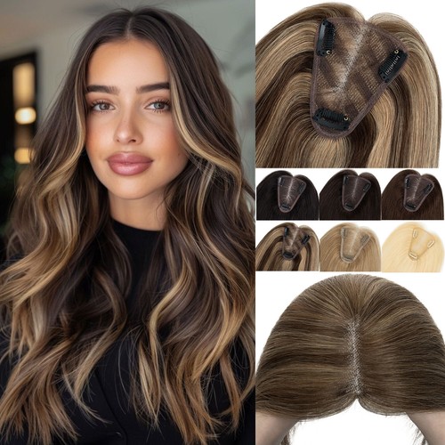 Women hair topper toupee clip - women,