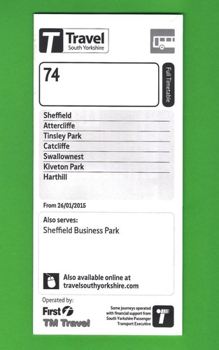 Travel south yorkshire - south,