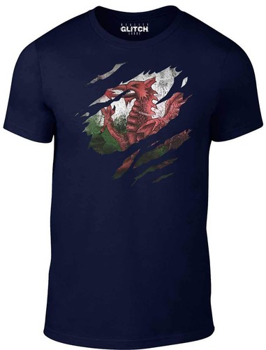 Torn wales flag shirt - torn,