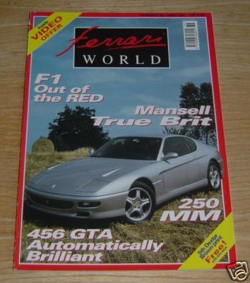 Ferrari world magazine issue - world,
