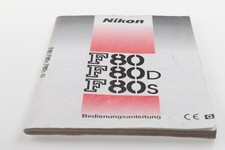 Nikon F80 / F80D / F80S manual