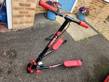Yvolution Y Fliker Air A3 Scooter - Drifting Wiggle Carving Scooter  Red/Black