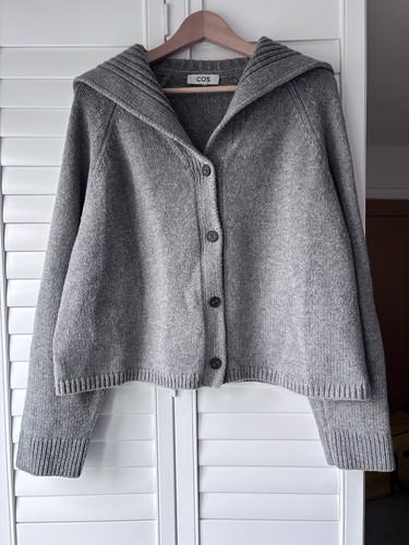 Cos grey 100 wool - grey, oversized