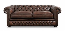 Brown chesterfield sofa - chesterfield,