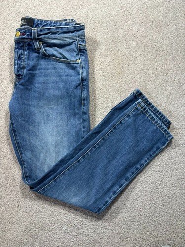 Diesel straight leg jeans - diesel, blue
