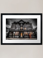 Northwich night framed - night,