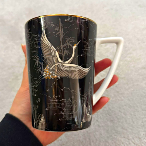 Biba bone china black - bone,