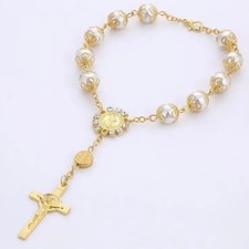Gold Plated Mini Rosary