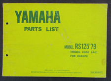 YAMAHA RS125 1979 ( TYPE 2A0 )