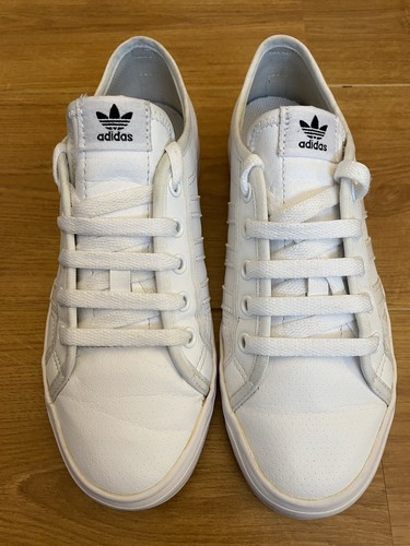 Ladies white adidas nizza - ladies,