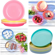 20cm Dinner Set Plates Reusable Dishes Dinnerware Kid Toddler Pasta Snack