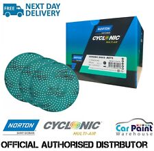 Norton Multi Air Cyclonic Turquoise Ceramic Sanding Discs 150mm 6" P800 - P1000
