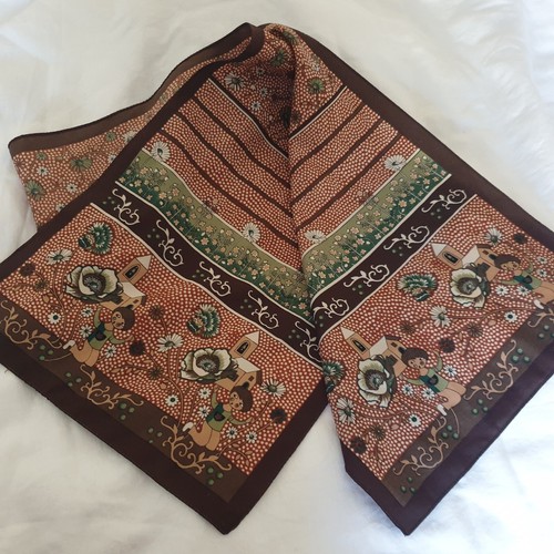 Vtg 60s 70s brown - vtg, green