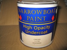 Narrow boat paint OLD TIN High