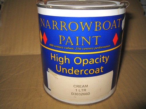Narrow boat paint old tin - paint,