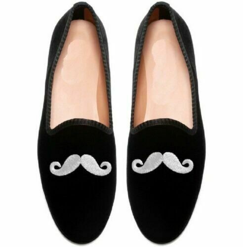Men handmade black - men's, velvet