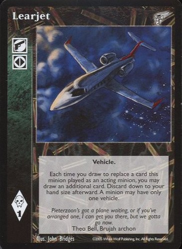 Vtes jyhad vampire learjet - vtes,,